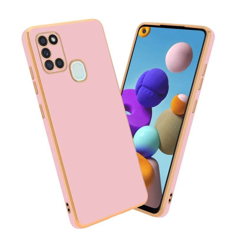 Cadorabo Hülle kompatibel mit Samsung Galaxy A21s TPU Silikon Case Cover