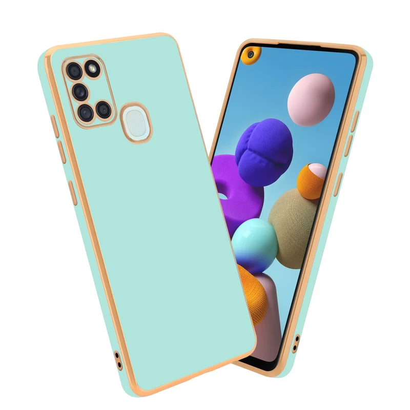 Cadorabo Hülle kompatibel mit Samsung Galaxy A21s TPU Silikon Case Cover