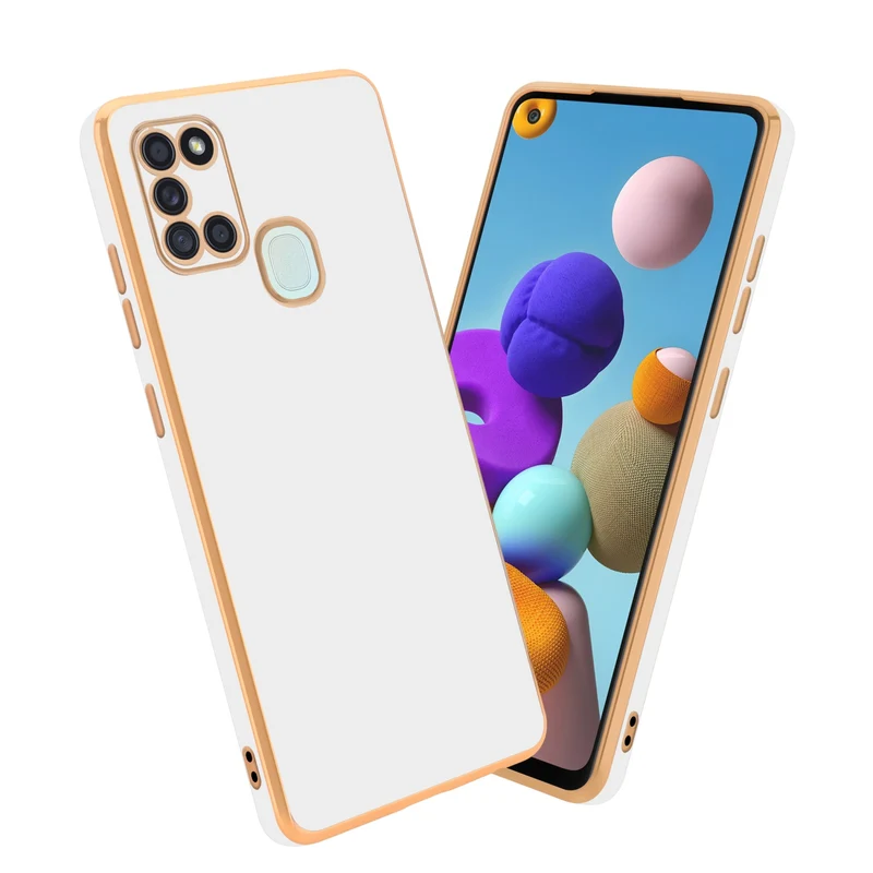 Cadorabo Hülle kompatibel mit Samsung Galaxy A21s TPU Silikon Case Cover