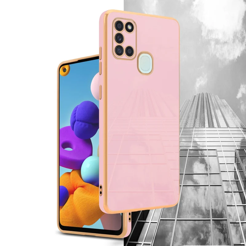 Cadorabo Hülle kompatibel mit Samsung Galaxy A21s TPU Silikon Case Cover