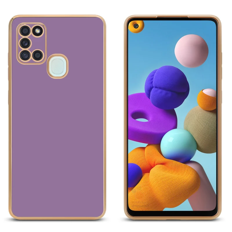 Cadorabo Hülle kompatibel mit Samsung Galaxy A21s TPU Silikon Case Cover