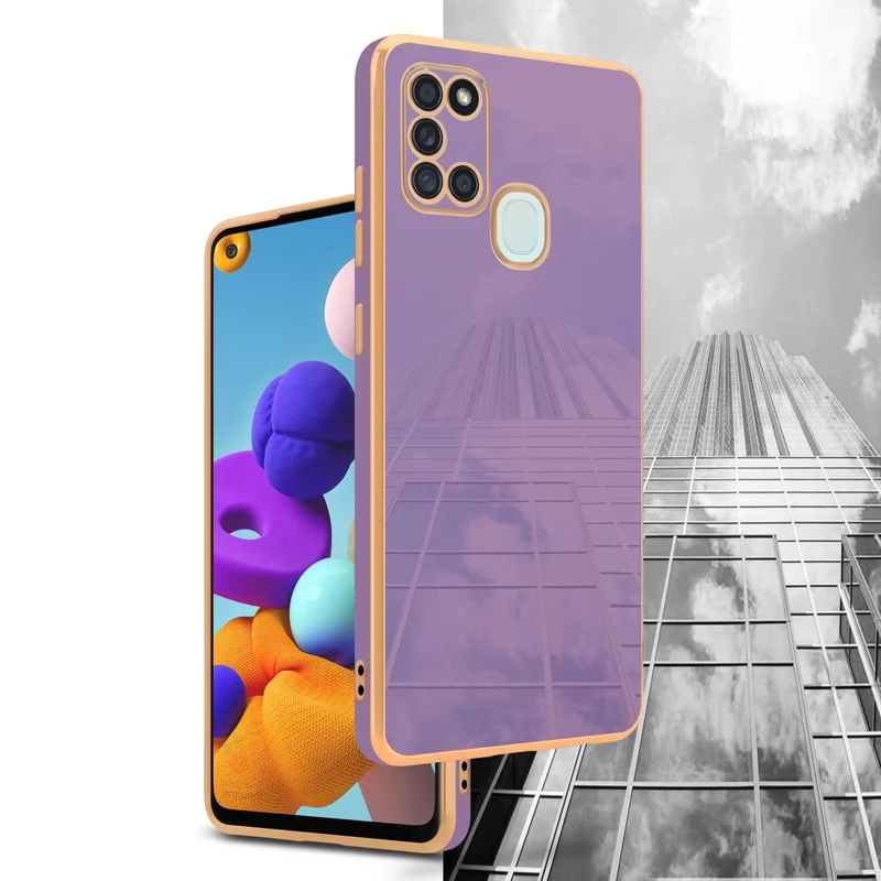 Cadorabo Hülle kompatibel mit Samsung Galaxy A21s TPU Silikon Case Cover