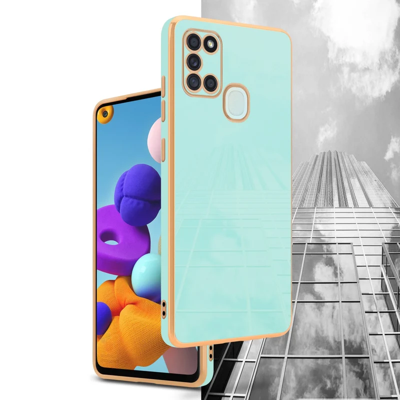 Cadorabo Hülle kompatibel mit Samsung Galaxy A21s TPU Silikon Case Cover