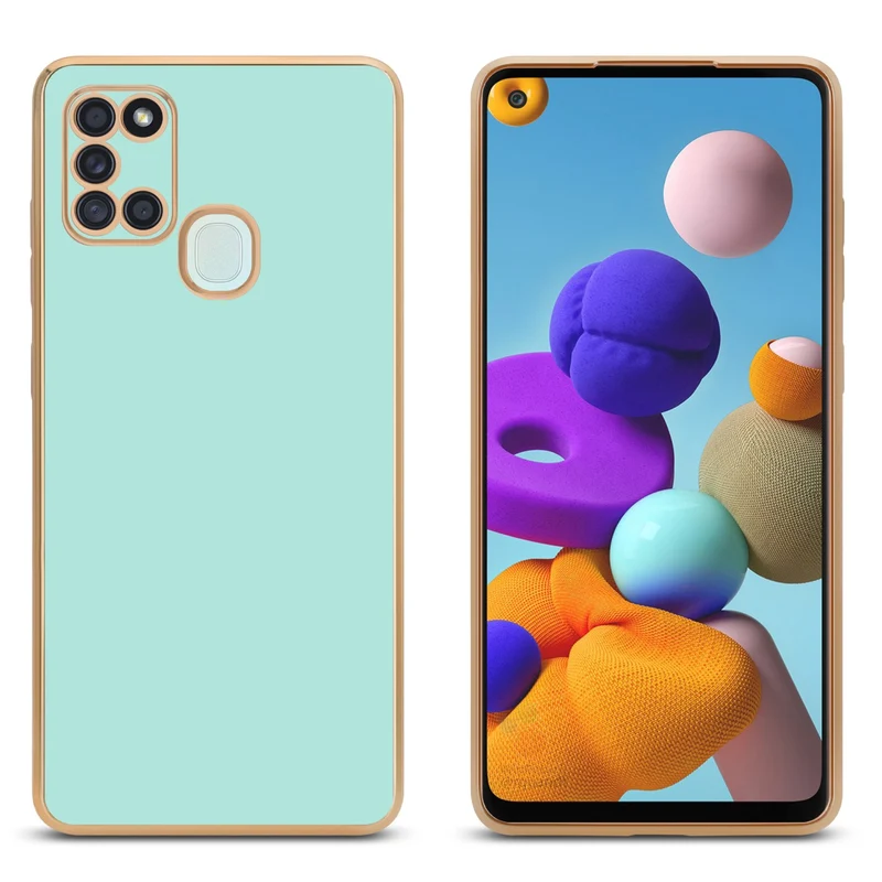 Cadorabo Hülle kompatibel mit Samsung Galaxy A21s TPU Silikon Case Cover