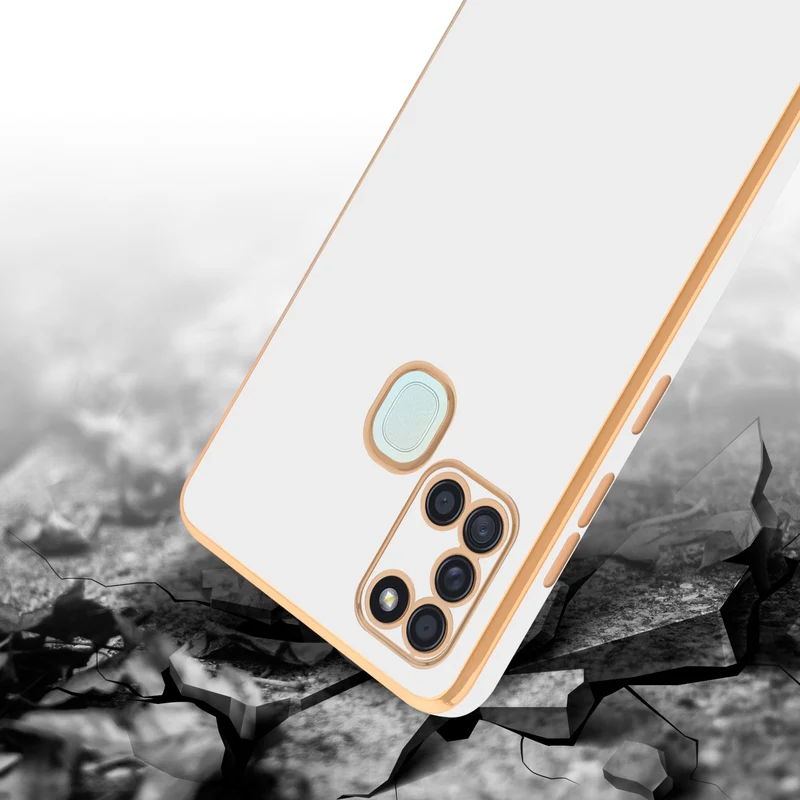 Cadorabo Hülle kompatibel mit Samsung Galaxy A21s TPU Silikon Case Cover