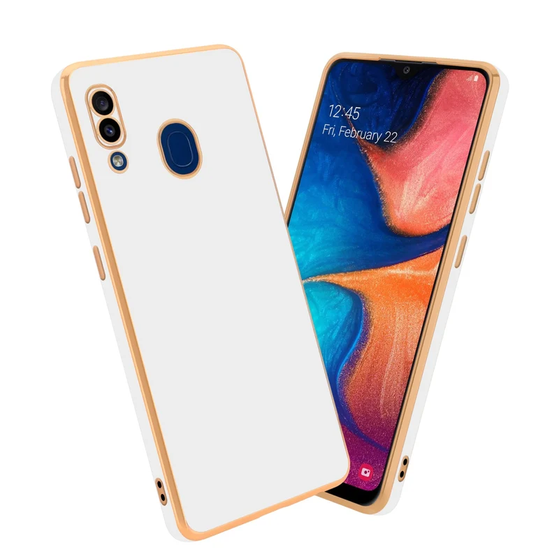 Cadorabo Hülle kompatibel mit Samsung Galaxy A20 / A30 / M10s TPU Silikon Case Cover