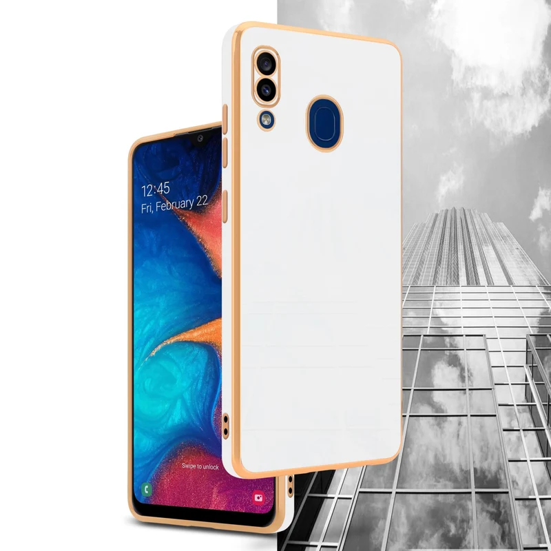 Cadorabo Hülle kompatibel mit Samsung Galaxy A20 / A30 / M10s TPU Silikon Case Cover