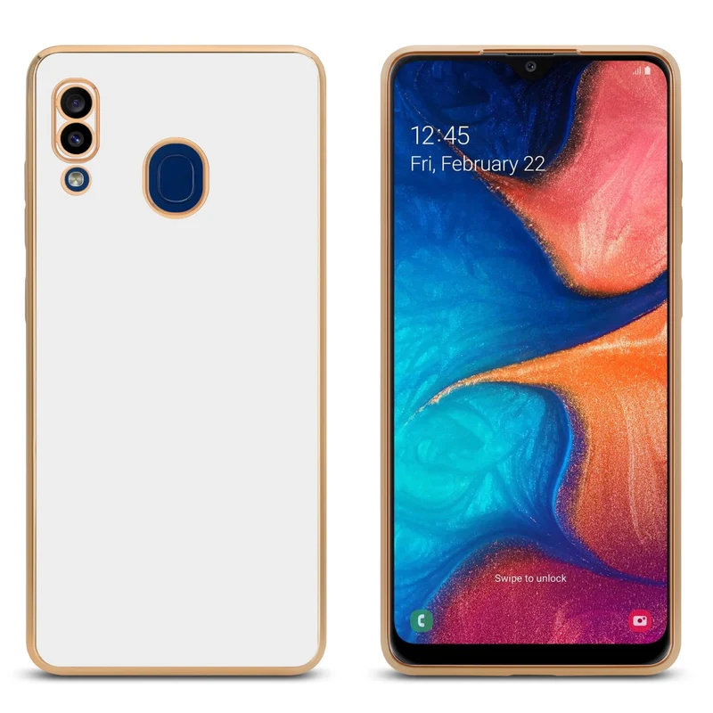 Cadorabo Hülle kompatibel mit Samsung Galaxy A20 / A30 / M10s TPU Silikon Case Cover