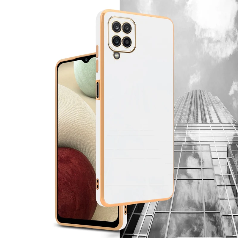 Cadorabo Hülle kompatibel mit Samsung Galaxy A12 / M12 TPU Silikon Case Cover