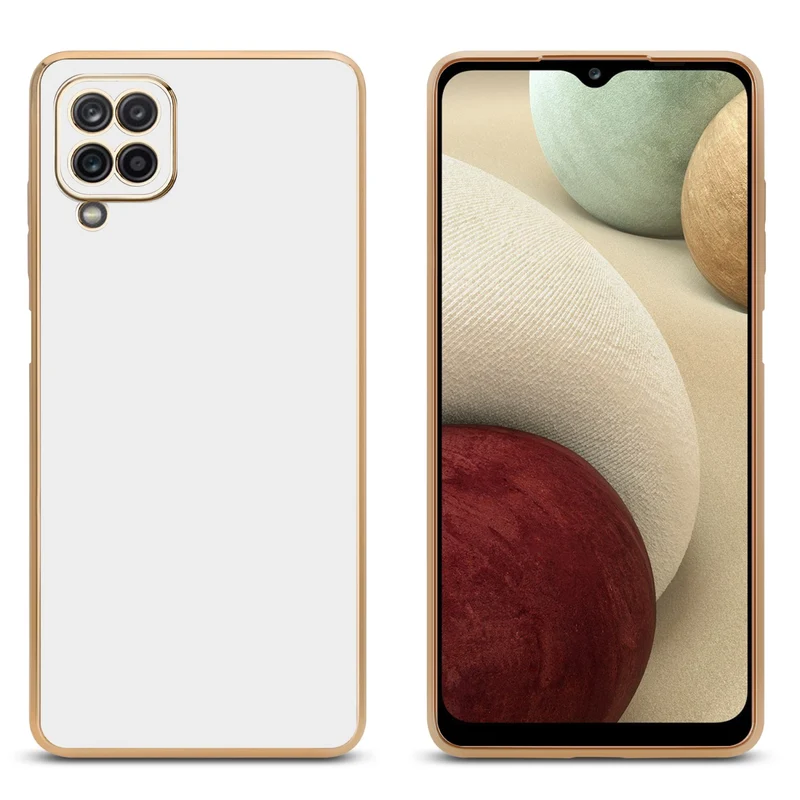 Cadorabo Hülle kompatibel mit Samsung Galaxy A12 / M12 TPU Silikon Case Cover