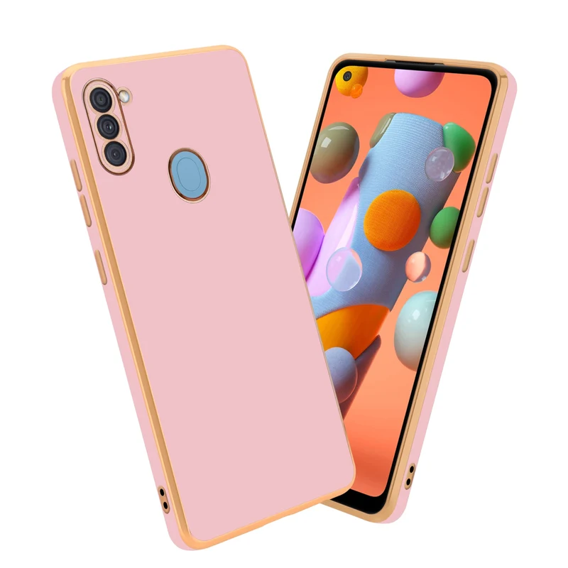 Cadorabo Hülle kompatibel mit Samsung Galaxy A11 / M11 TPU Silikon Case Cover