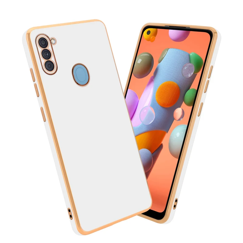 Cadorabo Hülle kompatibel mit Samsung Galaxy A11 / M11 TPU Silikon Case Cover