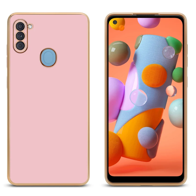 Cadorabo Hülle kompatibel mit Samsung Galaxy A11 / M11 TPU Silikon Case Cover