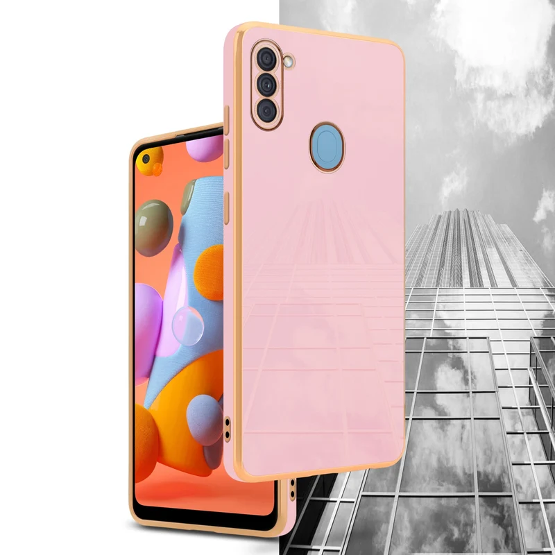 Cadorabo Hülle kompatibel mit Samsung Galaxy A11 / M11 TPU Silikon Case Cover