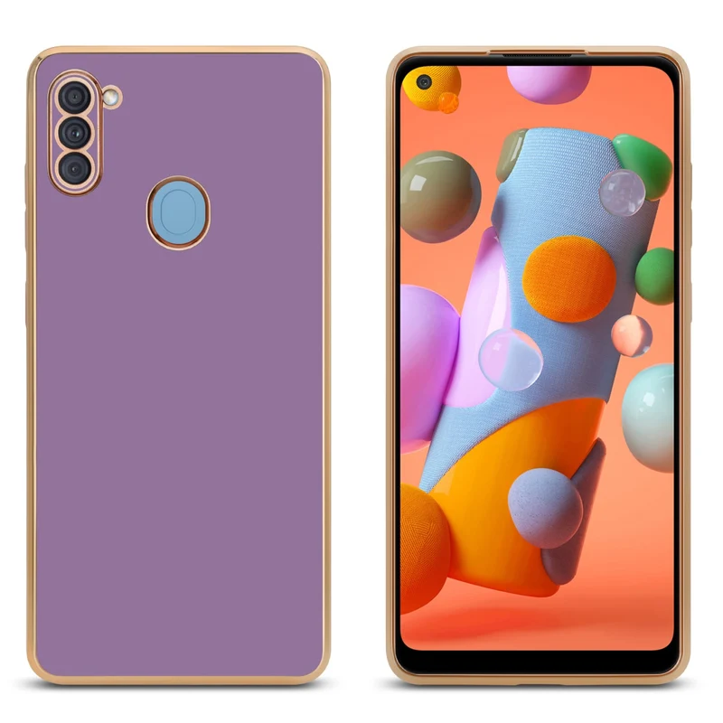 Cadorabo Hülle kompatibel mit Samsung Galaxy A11 / M11 TPU Silikon Case Cover