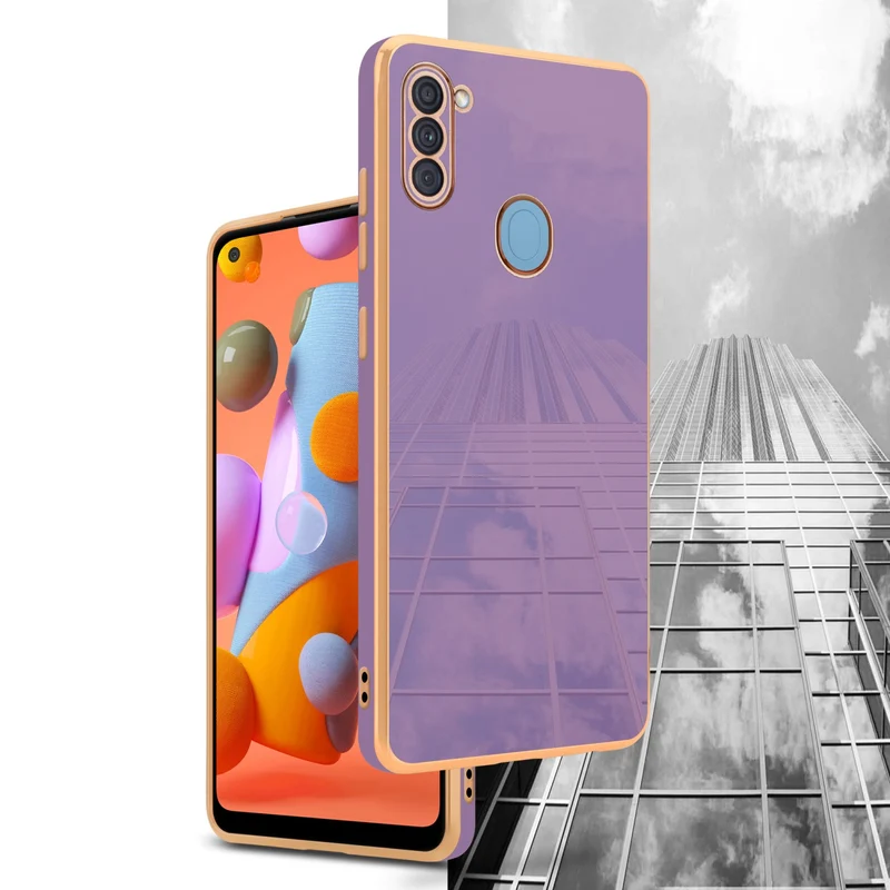 Cadorabo Hülle kompatibel mit Samsung Galaxy A11 / M11 TPU Silikon Case Cover