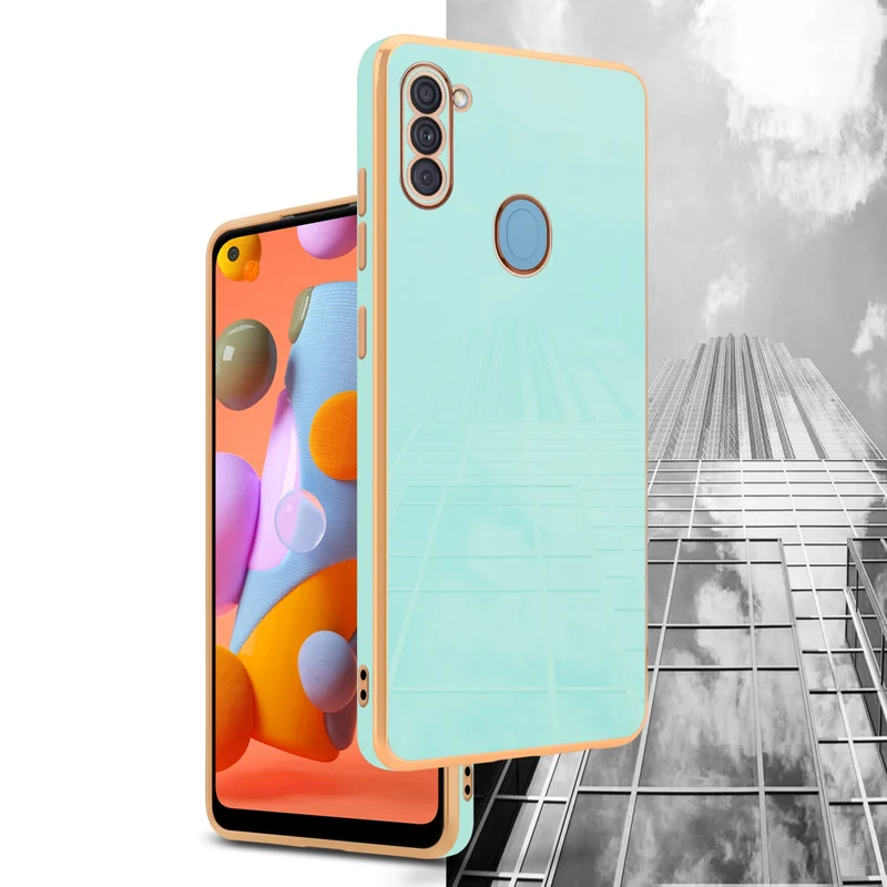 Cadorabo Hülle kompatibel mit Samsung Galaxy A11 / M11 TPU Silikon Case Cover