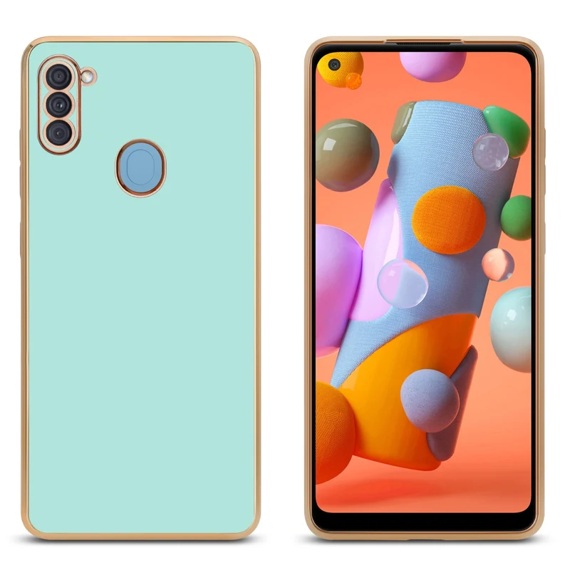 Cadorabo Hülle kompatibel mit Samsung Galaxy A11 / M11 TPU Silikon Case Cover