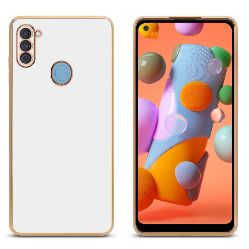 Cadorabo Hülle kompatibel mit Samsung Galaxy A11 / M11 TPU Silikon Case Cover