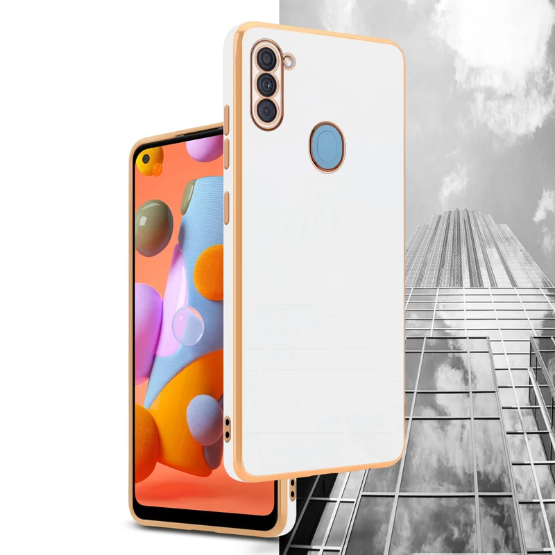 Cadorabo Hülle kompatibel mit Samsung Galaxy A11 / M11 TPU Silikon Case Cover
