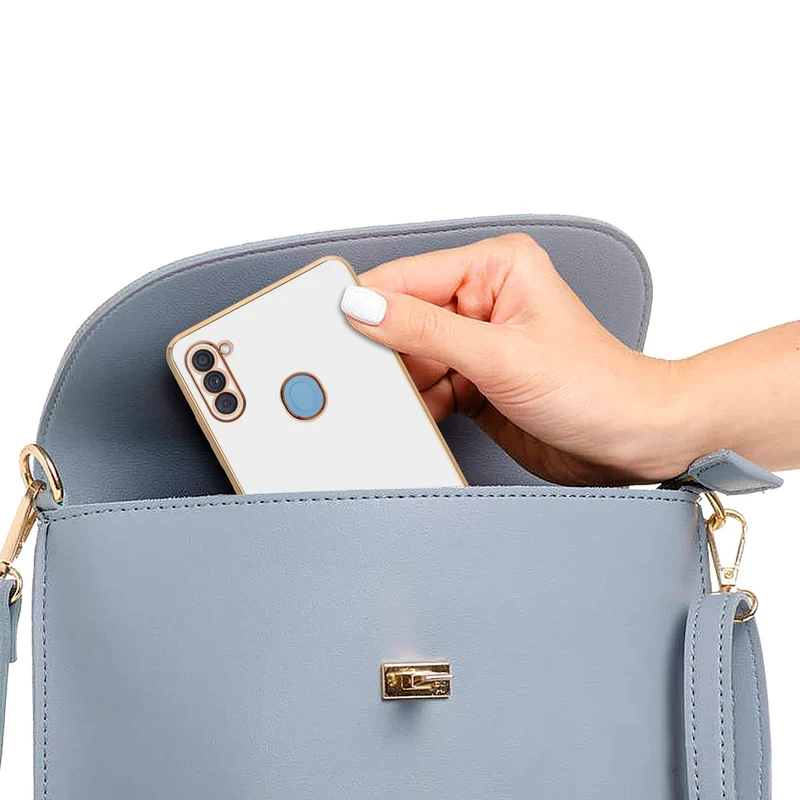 Cadorabo Hülle kompatibel mit Samsung Galaxy A11 / M11 TPU Silikon Case Cover
