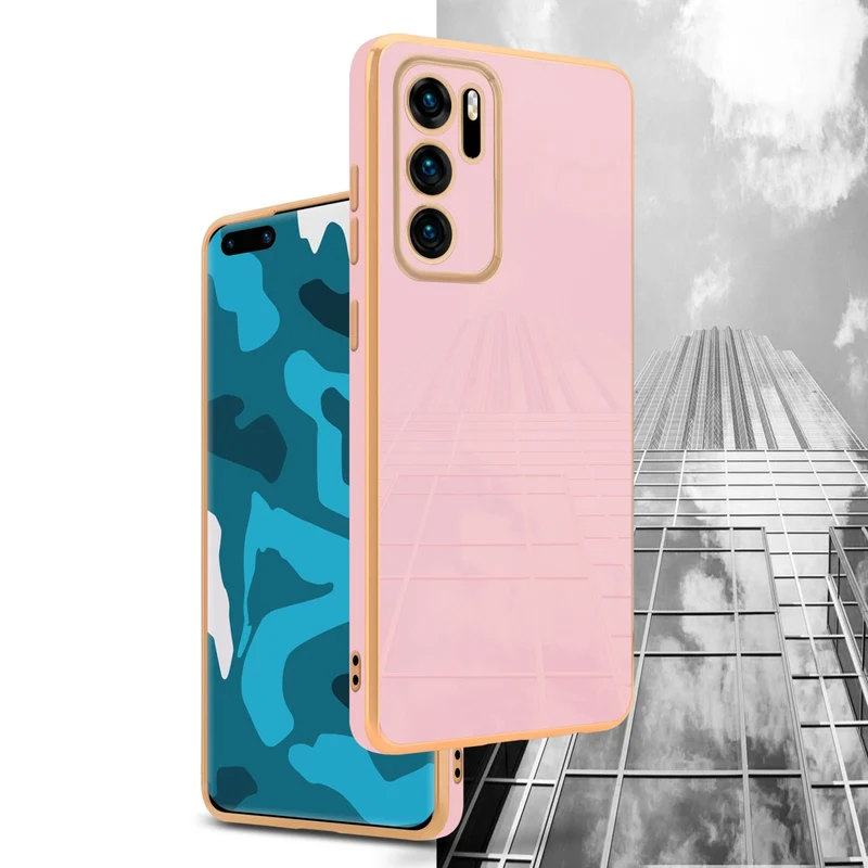 Cadorabo Hülle kompatibel mit Huawei P40 TPU Silikon Case Cover