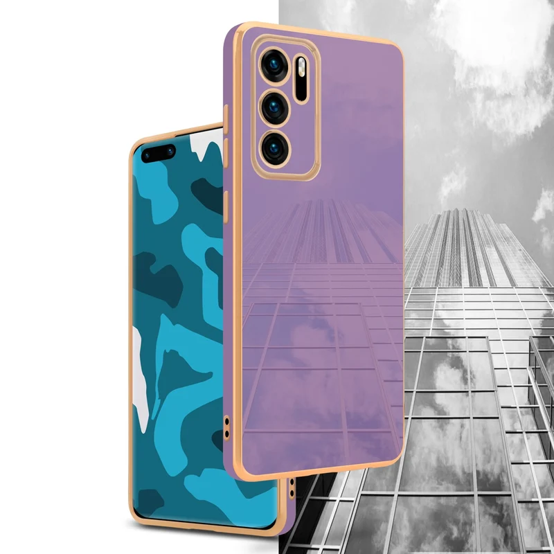 Cadorabo Hülle kompatibel mit Huawei P40 TPU Silikon Case Cover