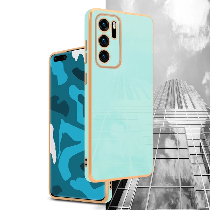Cadorabo Hülle kompatibel mit Huawei P40 TPU Silikon Case Cover