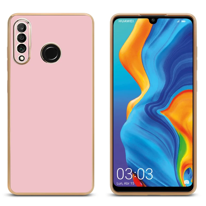 Cadorabo Hülle kompatibel mit Huawei P30 LITE TPU Silikon Case Cover
