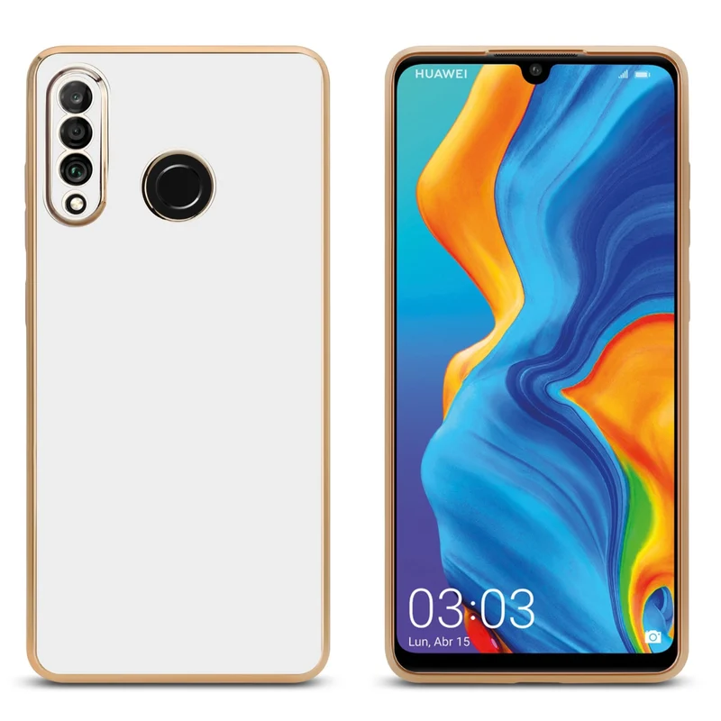 Cadorabo Hülle kompatibel mit Huawei P30 LITE TPU Silikon Case Cover