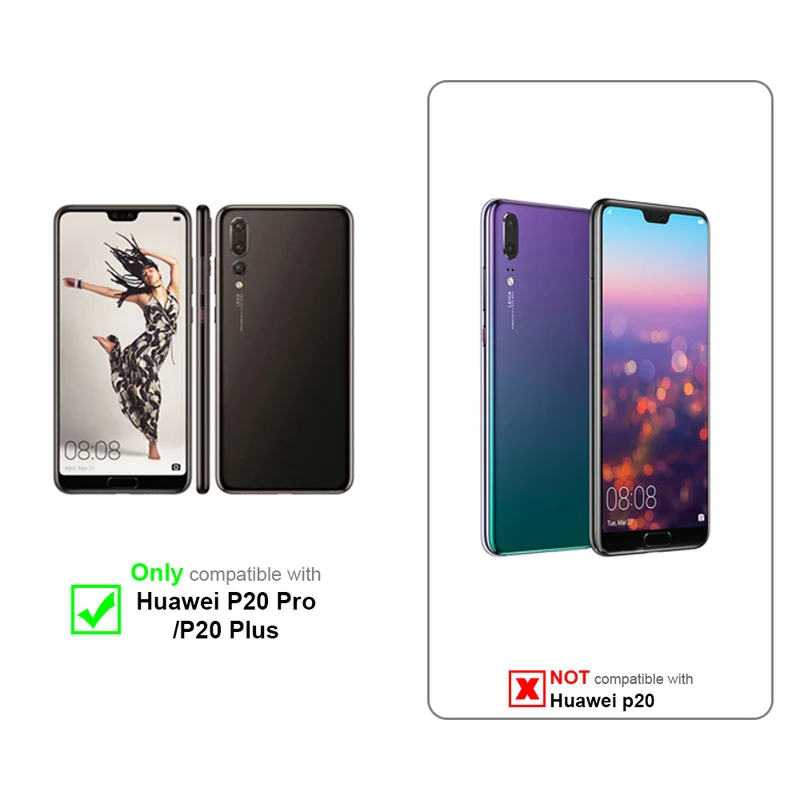 Cadorabo Hülle kompatibel mit Huawei P20 PRO / P20 PLUS TPU Silikon Case Cover