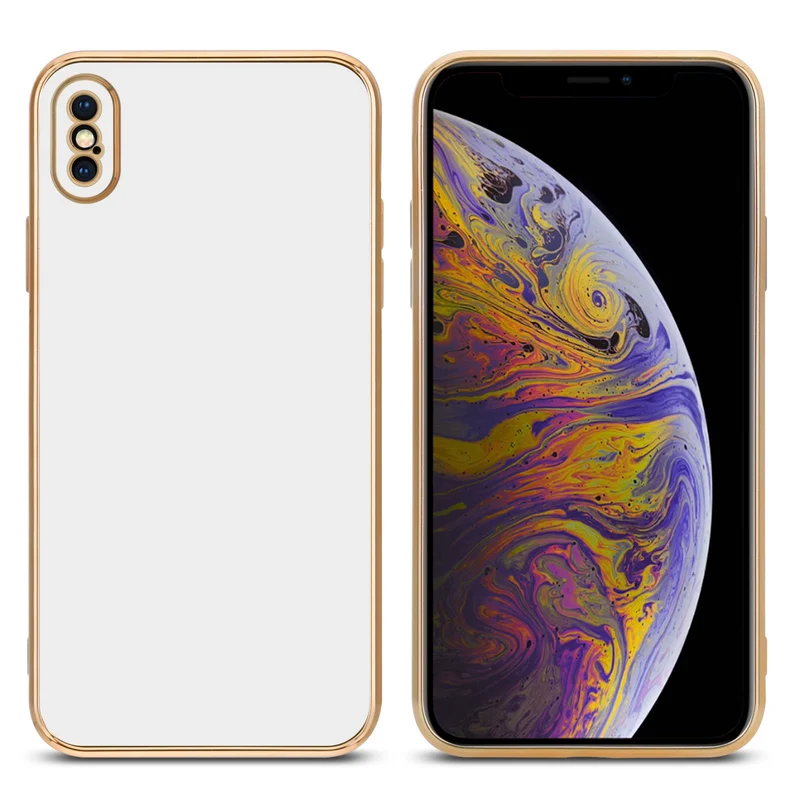 Cadorabo Hülle kompatibel mit Apple iPhone XS MAX TPU Silikon Case Cover