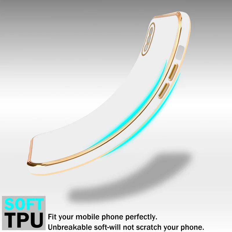 Cadorabo Hülle kompatibel mit Apple iPhone X / XS TPU Silikon Case Cover