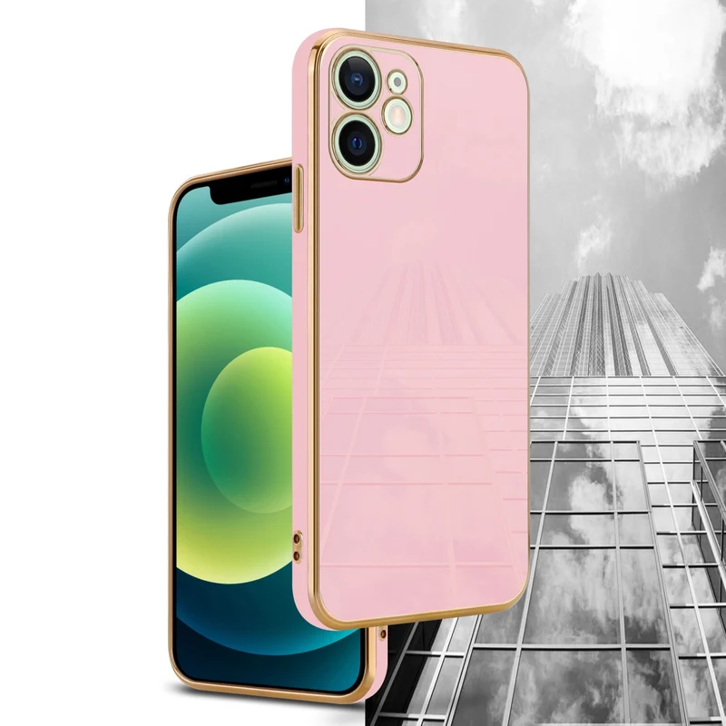 Cadorabo Hülle kompatibel mit Apple iPhone 12 TPU Silikon Case Cover