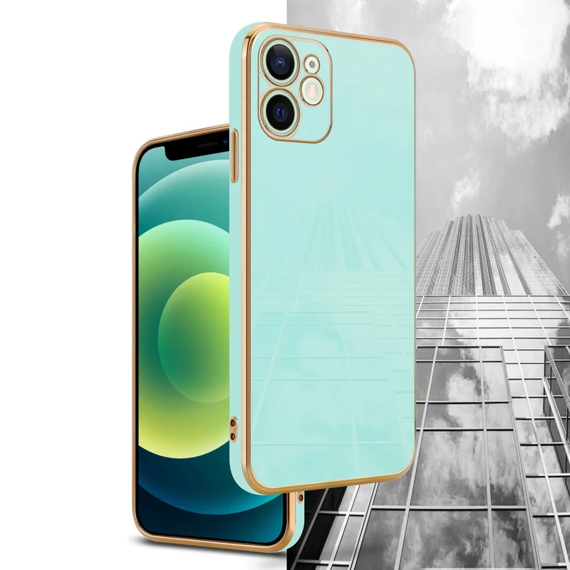 Cadorabo Hülle kompatibel mit Apple iPhone 12 TPU Silikon Case Cover