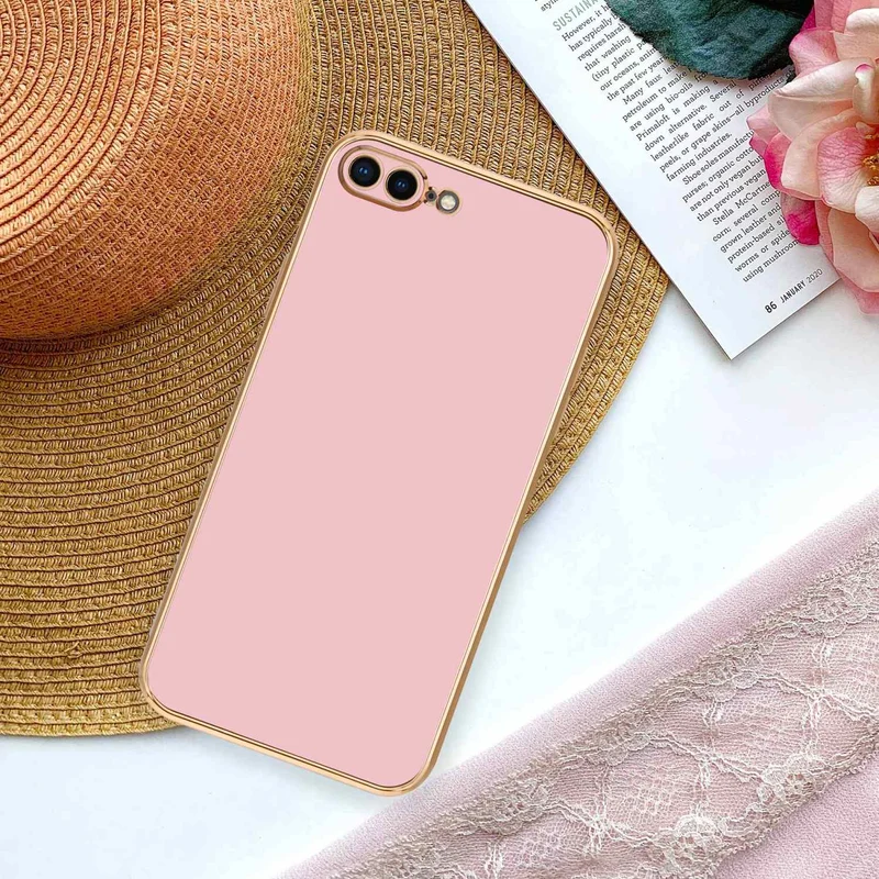 Cadorabo Hülle kompatibel mit Apple iPhone 7 PLUS / 7S PLUS / 8 PLUS TPU Silikon Case Cover