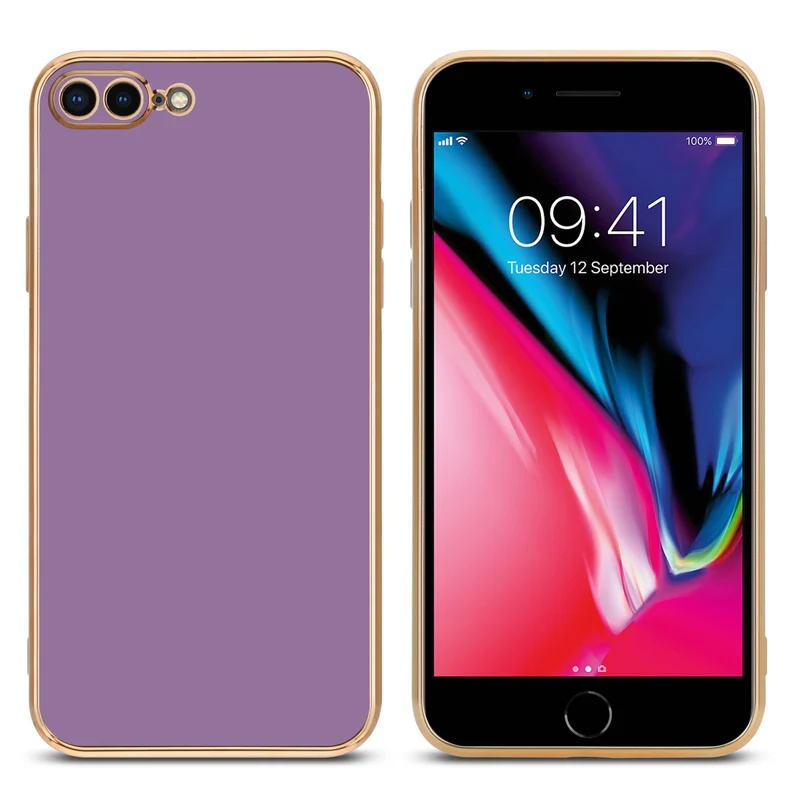 Cadorabo Hülle kompatibel mit Apple iPhone 7 PLUS / 7S PLUS / 8 PLUS TPU Silikon Case Cover