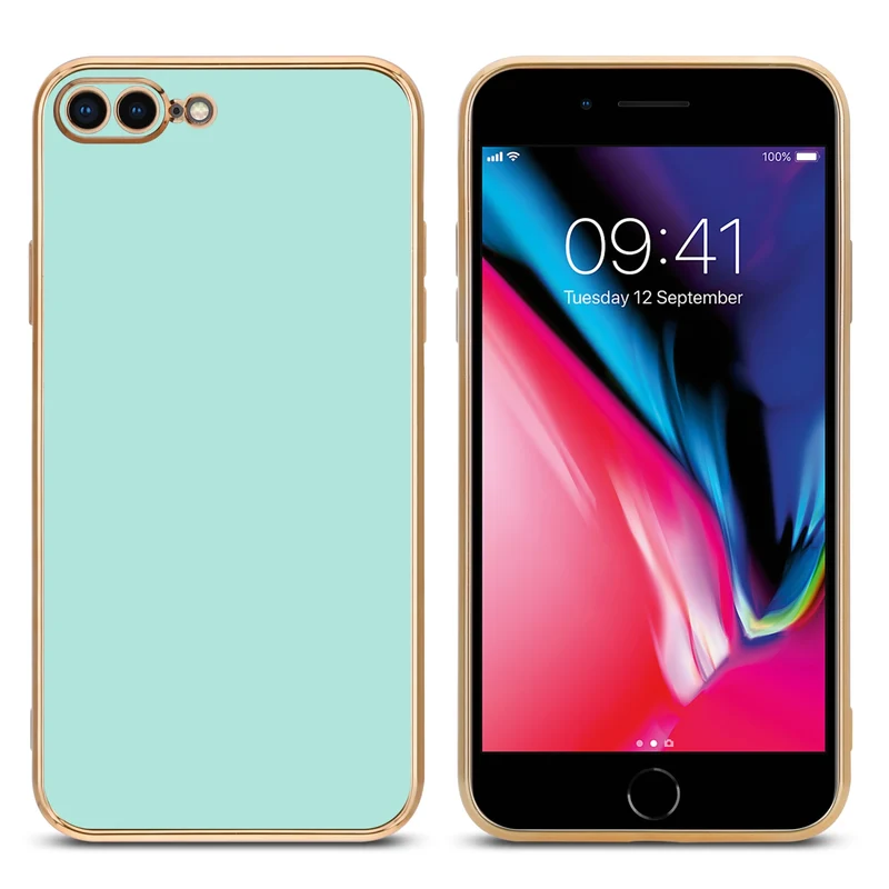 Cadorabo Hülle kompatibel mit Apple iPhone 7 PLUS / 7S PLUS / 8 PLUS TPU Silikon Case Cover