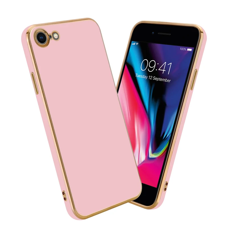 Cadorabo Hülle kompatibel mit Apple iPhone 7 / 7S / 8 / SE 2020 TPU Silikon Case Cover