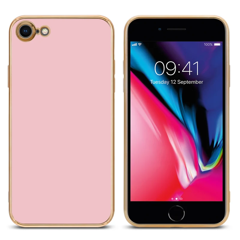 Cadorabo Hülle kompatibel mit Apple iPhone 7 / 7S / 8 / SE 2020 TPU Silikon Case Cover