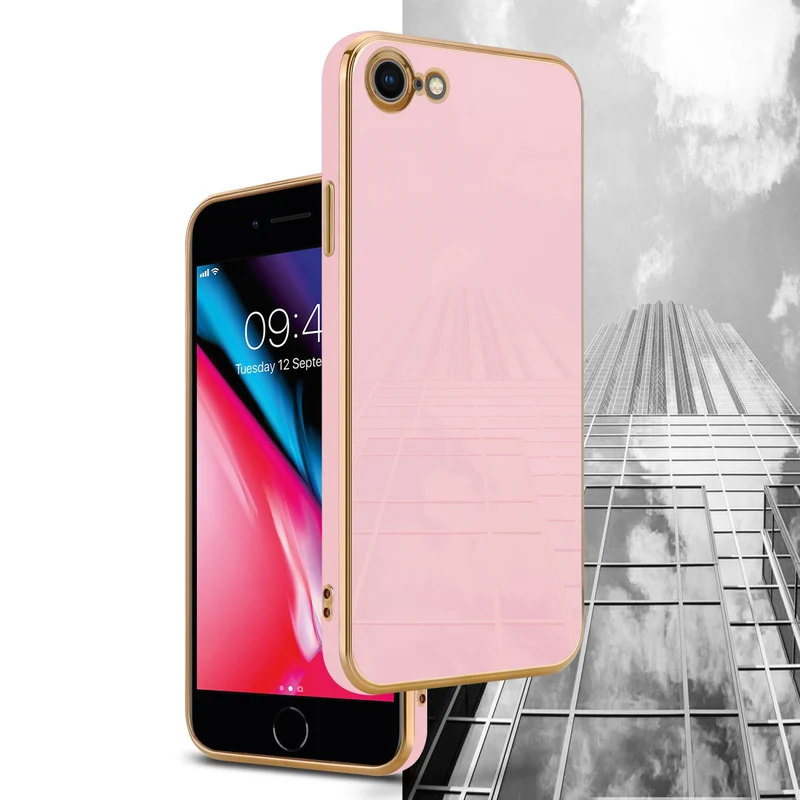 Cadorabo Hülle kompatibel mit Apple iPhone 7 / 7S / 8 / SE 2020 TPU Silikon Case Cover