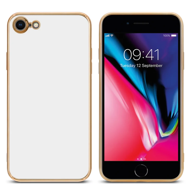 Cadorabo Hülle kompatibel mit Apple iPhone 7 / 7S / 8 / SE 2020 TPU Silikon Case Cover
