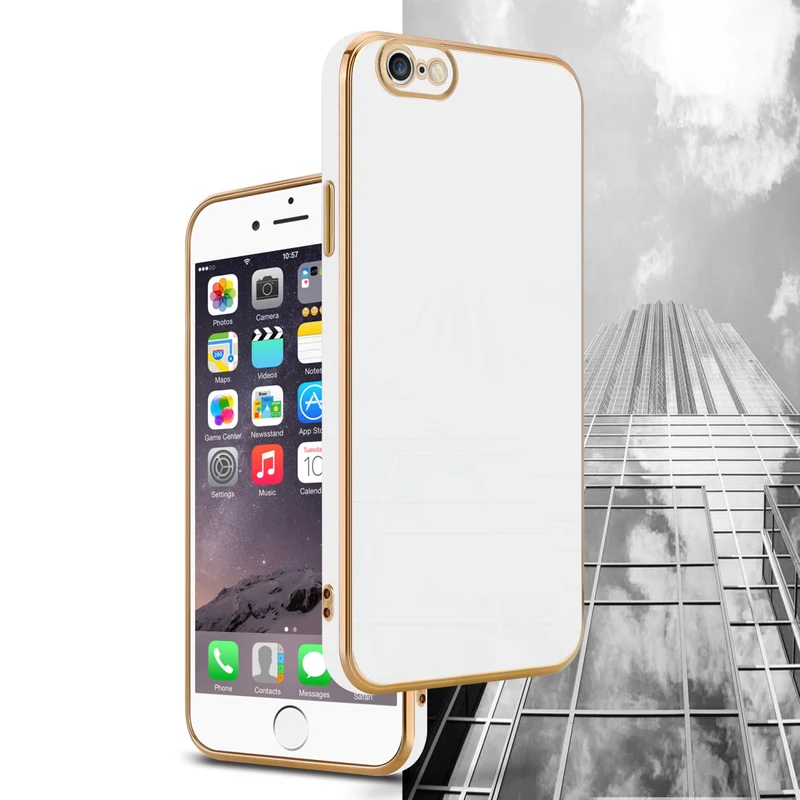 Cadorabo Hülle kompatibel mit Apple iPhone 6 PLUS / 6S PLUS TPU Silikon Case Cover
