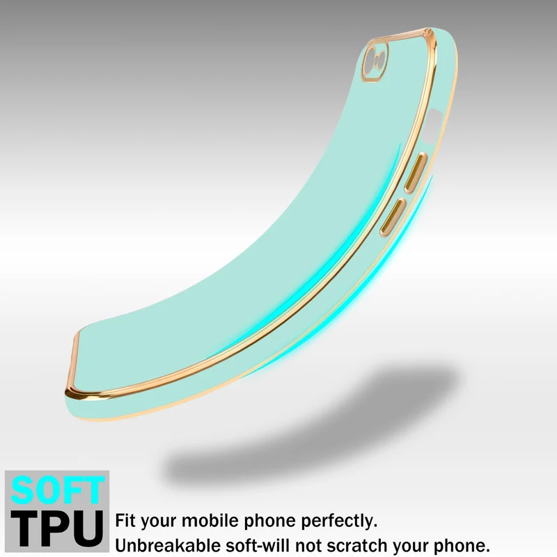 Cadorabo Hülle kompatibel mit Apple iPhone 6 / 6S TPU Silikon Case Cover