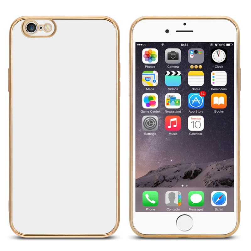 Cadorabo Hülle kompatibel mit Apple iPhone 6 / 6S TPU Silikon Case Cover