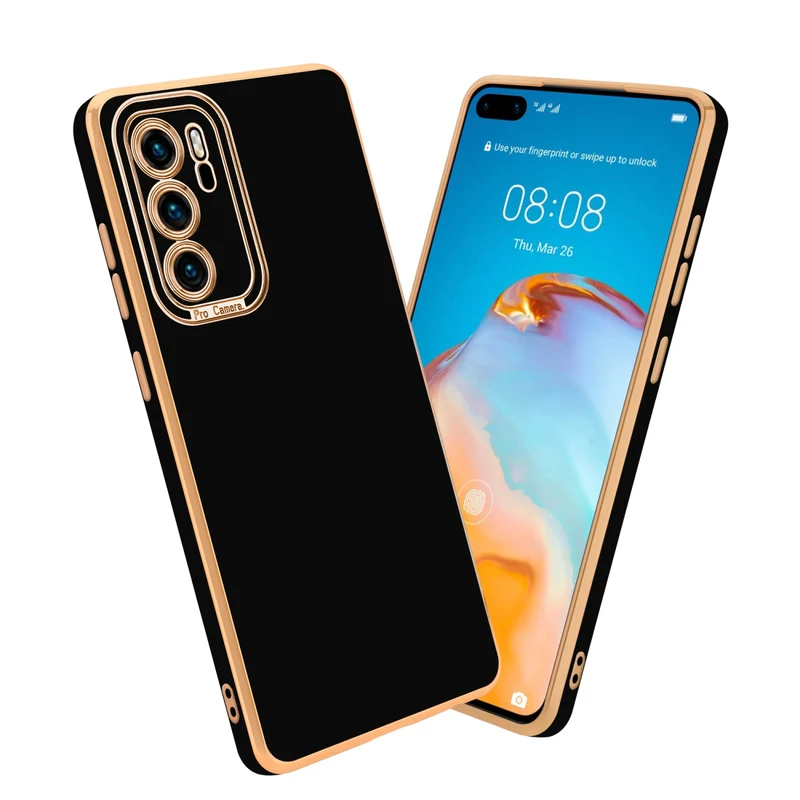 Cadorabo Hülle kompatibel mit Huawei P40 TPU Silikon Case Cover