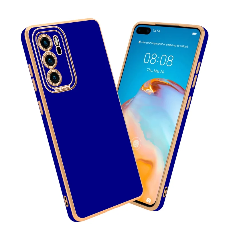 Cadorabo Hülle kompatibel mit Huawei P40 TPU Silikon Case Cover