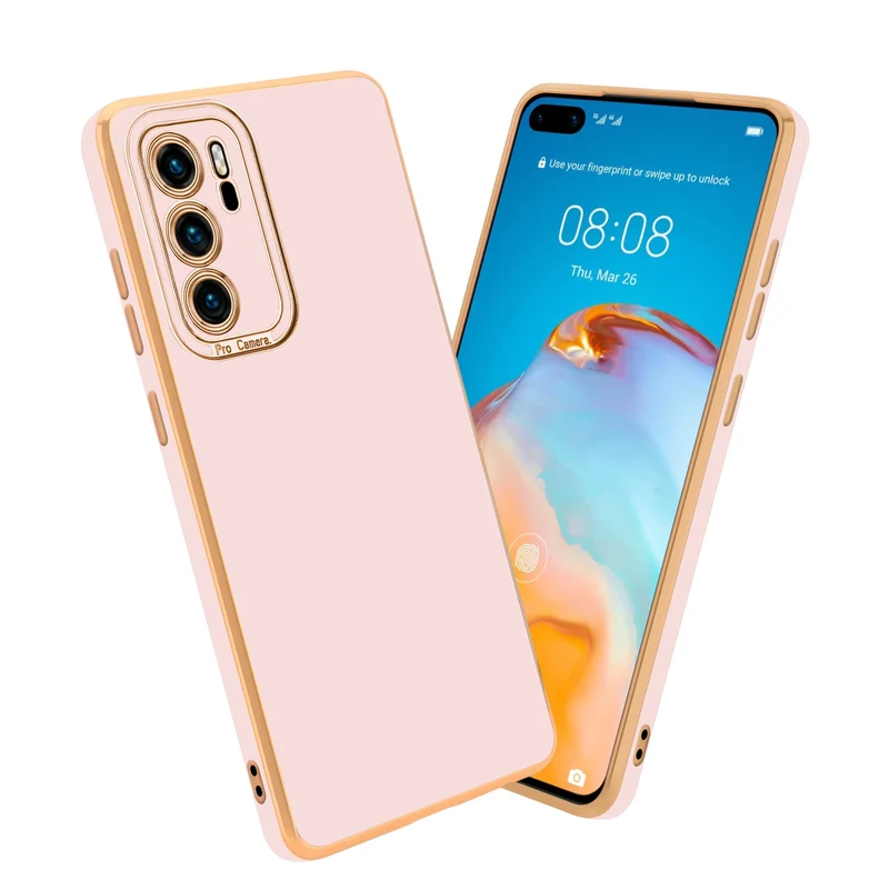Cadorabo Hülle kompatibel mit Huawei P40 TPU Silikon Case Cover
