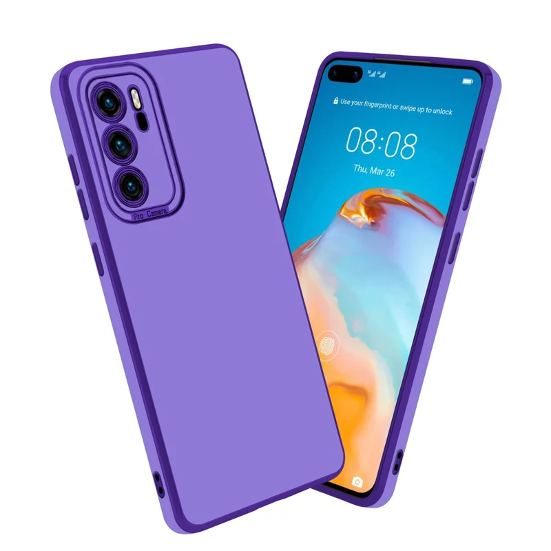 Cadorabo Hülle kompatibel mit Huawei P40 TPU Silikon Case Cover