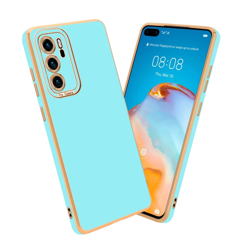 Cadorabo Hülle kompatibel mit Huawei P40 TPU Silikon Case Cover